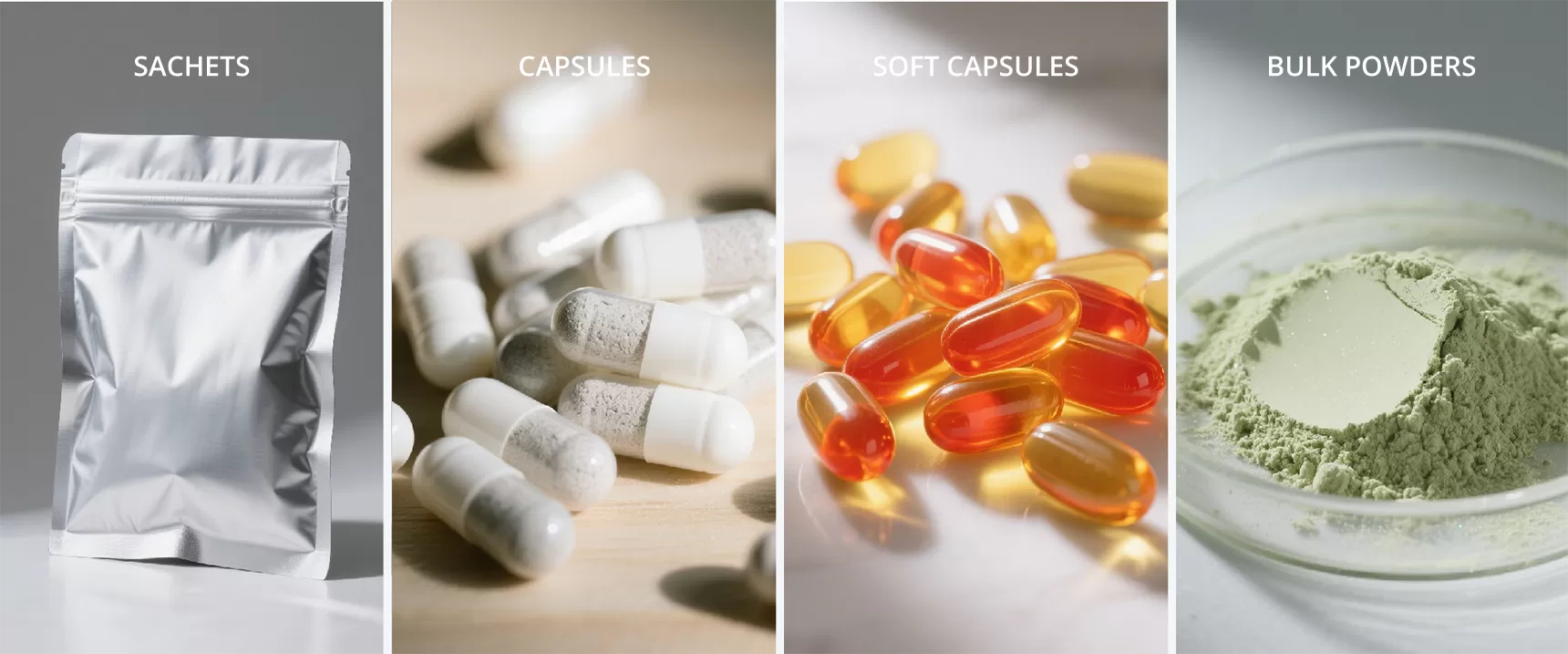 ตัวเลือกบรรจุภัณฑ์ liposomal ฉลากส่วนตัว